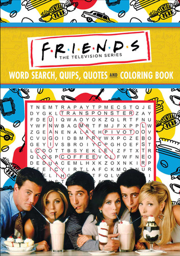 Friends Word Search, Quips, Quotes, and Coloring Book (Coloring Book & Word Search) book cover by Editors of Thunder Bay Press