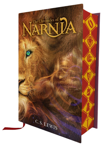 The Chronicles of Narnia Deluxe Edition: 7 Books in 1 Hardcover book cover by C. S. Lewis