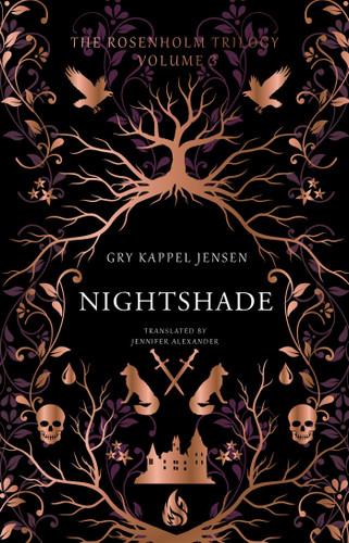 Nightshade (The Rosenholm Trilogy) book cover by Gry Kappel Jensen
