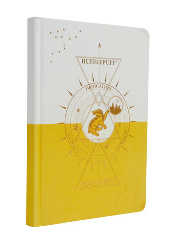 Harry Potter: Hufflepuff Constellation Hardcover Ruled Journal (Harry Potter: Constellation) book cover by Insight Editions