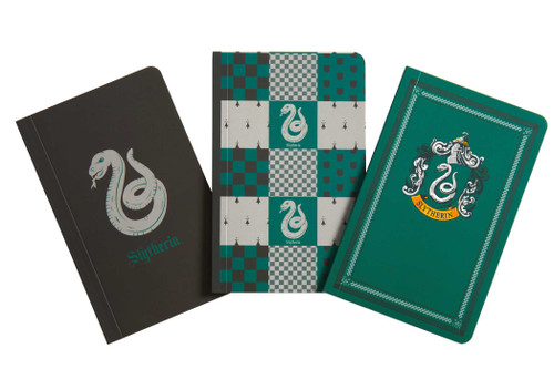 Harry Potter: Slytherin Pocket Notebook Collection (Set of 3) (Harry Potter) book cover by Insight Editions