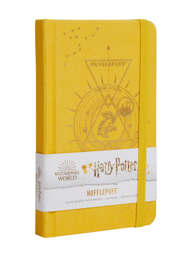 Harry Potter: Hufflepuff Constellation Ruled Pocket Journal (Harry Potter: Constellation) book cover by Insight Editions