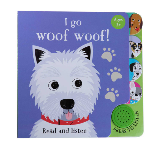 I Go...Woof Woof (Sound Book) (iSeek) book cover by Insight Editions