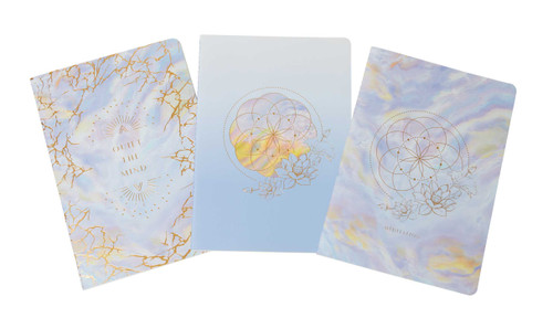 Meditation Sewn Notebook Collection (Set of 3) (Inner World) book cover by Insight Editions