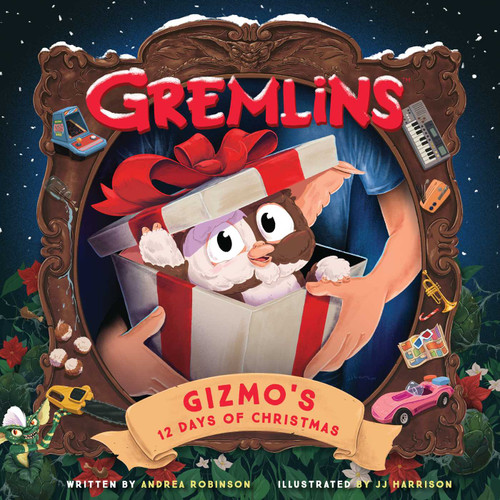 Gremlins: Gizmo's 12 Days of Christmas book cover by Andrea  Robinson
