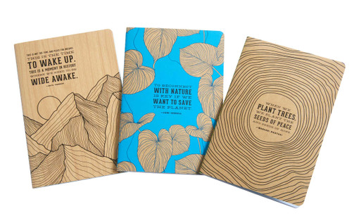 Conservation Sewn Notebook Collection (Set of 3): Large (Notebook With Lined Pages) book cover by Insight Editions