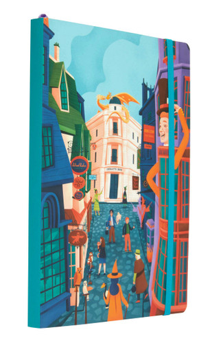 Harry Potter: Exploring Diagon Alley Softcover Notebook (Harry Potter) book cover by 