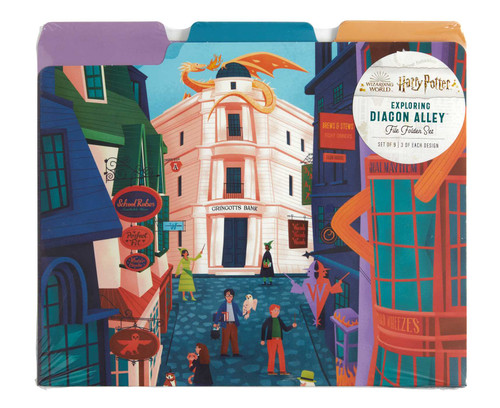 Harry Potter: Exploring Diagon Alley File Folder Set (Set of 9) (Harry Potter) book cover by 