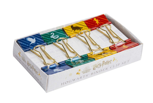 Harry Potter: Hogwarts Binder Clips (Set of 8) book cover by Insight Editions