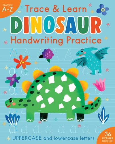 Trace & Learn Handwriting Practice: Dinosaur (iSeek) book cover by Insight Kids