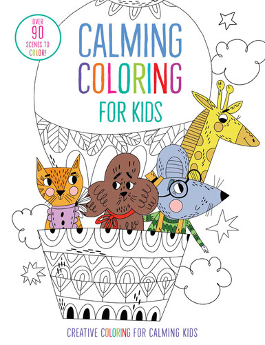 Calming Coloring for Kids: (Mindful Coloring Books) (iSeek) book cover by Insight Kids
