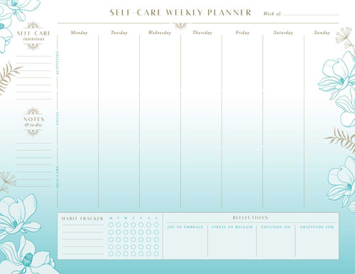 Self-Care Weekly Planner Notepad: (Mindfulness Gifts, Self-Care Gifts for Women, Back to School Supplies) (Inner World) book cover by Insights