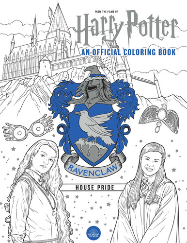 Harry Potter: Ravenclaw House Pride: The Official Coloring Book: (Gifts Books for Harry Potter Fans, Adult Coloring Books) (Harry Potter) book cover by Insight Editions
