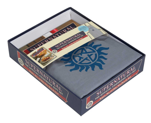 Supernatural: The Official Cookbook Gift Set Edition: Burgers, Pies, and Other Bites from the Road book cover by Julie  Tremaine