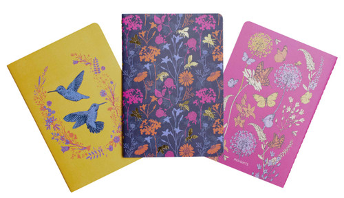 Pollinators Sewn Notebook Collection (Set of 3) (Pollinator Collection) book cover by Insights