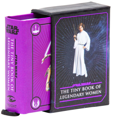 Star Wars: The Tiny Book of Legendary Women (Geeky Gifts for Women) (Tiny Book) book cover by Insight Editions