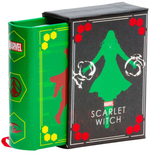 Marvel: The Tiny Book of Scarlet Witch and Vision: (Wanda Maximoff and Vision Comics, Geeky Novelty Gifts for Marvel Fans) (Tiny Book) book cover by Insight Editions