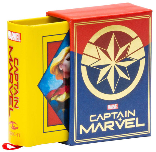 Captain Marvel: The Tiny Book of Earth's Mightiest Hero: (Art of Captain Marvel, Carol Danvers, Official Marvel Gift) (Marvel) book cover by Darcy Reed