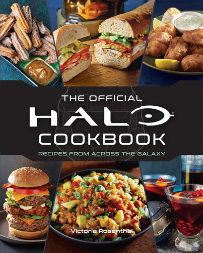 Halo: The Official Cookbook book cover by Victoria  Rosenthal