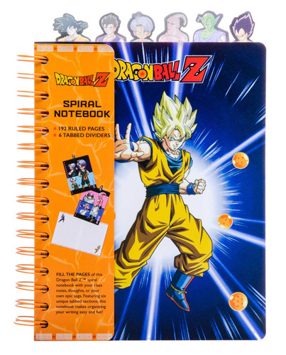 Dragon Ball Z Spiral Notebook (Insights Journals) book cover by Insights