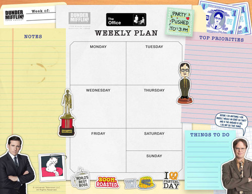 The Office: Weekly Planner Notepad book cover by Insights