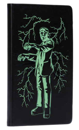 Universal Monsters: Frankenstein Glow in the Dark Journal book cover by Insight Editions