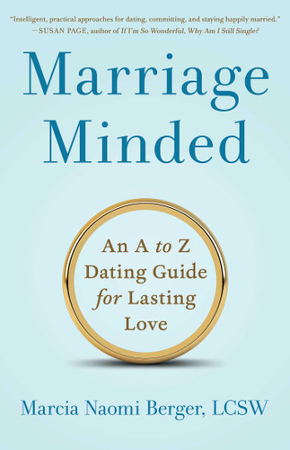 Marriage Minded: An A to Z Dating Guide for Lasting Love book cover by Marcia Naomi Berger