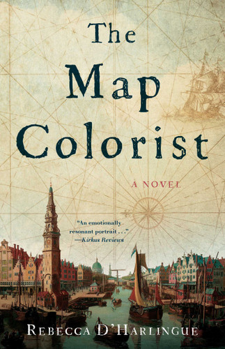 The Map Colorist: A Novel book cover by Rebecca D'Harlingue