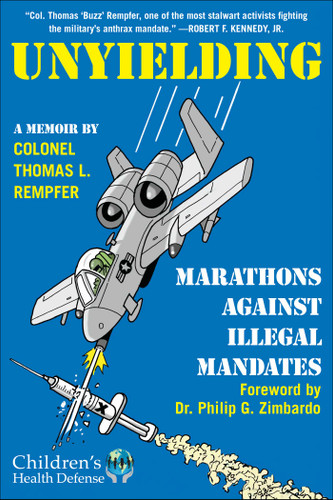 Unyielding: Marathons Against Illegal Mandates book cover by Thomas L. Rempfer