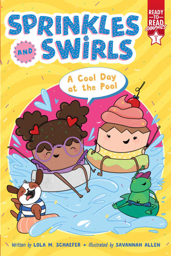 A Cool Day at the Pool: Ready-to-Read Graphics Level 1 (Sprinkles and Swirls) book cover by Lola M. Schaefer