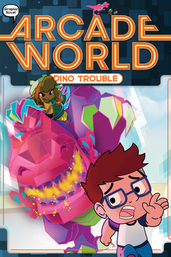 Dino Trouble (Arcade World) book cover by Nate Bitt