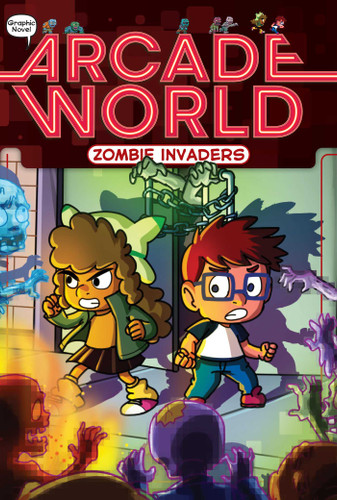 Zombie Invaders (Arcade World) book cover by Nate Bitt