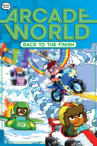 Race to the Finish (Arcade World) book cover by Nate Bitt