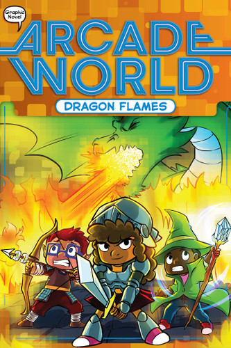 Dragon Flames (Arcade World) book cover by Nate Bitt