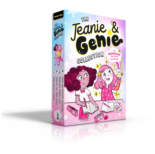 The Jeanie & Genie Collection (Boxed Set): The First Wish; Relax to the Max; Follow Your Art; Not-So-Happy Camper (Jeanie & Genie) book cover by Trish Granted