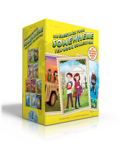 The Greetings from Somewhere Ten-Book Collection (Boxed Set) (Greetings from Somewhere) book cover by Harper Paris