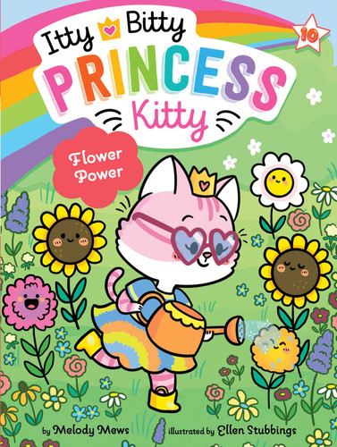 Flower Power (Itty Bitty Princess Kitty) book cover by Melody Mews