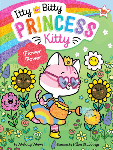 Flower Power (Itty Bitty Princess Kitty) book cover by Melody Mews
