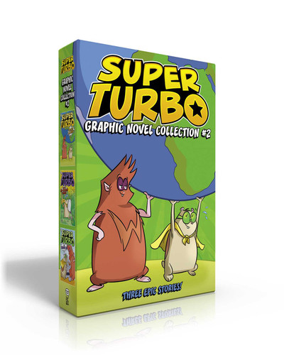 Super Turbo Graphic Novel Collection #2 (Boxed Set): Super Turbo Protects the World; Super Turbo and the Fire-Breathing Dragon; Super Turbo vs. Wonder Pig (Super Turbo: The Graphic Novel) book cover by Edgar Powers