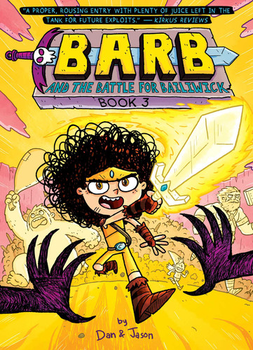 Barb and the Battle for Bailiwick (Barb the Last Berzerker) book cover by Dan Abdo, Jason Patterson, Dan & Jason