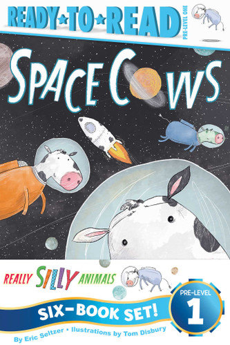 Really Silly Animals Ready-to-Read Value Pack: Space Cows; Party Pigs!; Knight Owls; Sea Sheep; Roller Bears; Diner Dogs (Ready-to-Read) book cover by Eric Seltzer