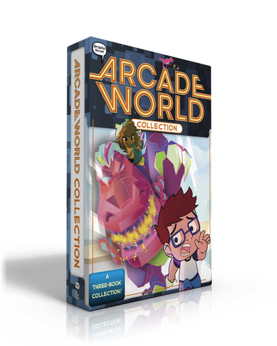 Arcade World Collection (Boxed Set): Dino Trouble; Zombie Invaders; Robot Battle (Arcade World) book cover by Nate Bitt