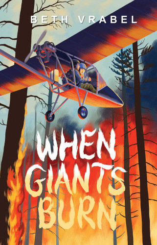 When Giants Burn book cover by Beth Vrabel