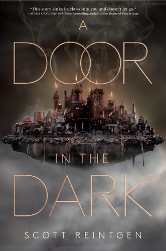 A Door in the Dark (Waxways) book cover by Scott Reintgen