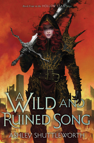 A Wild and Ruined Song (Hollow Star Saga) book cover by Ashley Shuttleworth