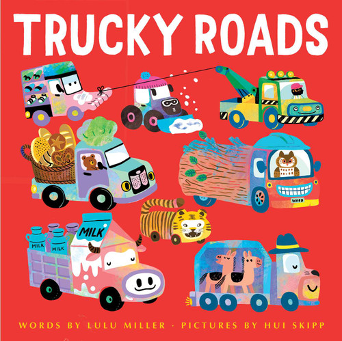 Trucky Roads book cover by Lulu Miller