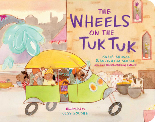 The Wheels on the Tuk Tuk (Classic Board Books) book cover by Kabir Sehgal, Surishtha Sehgal