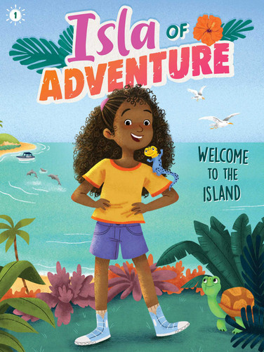 Welcome to the Island (Isla of Adventure) book cover by Dela Costa