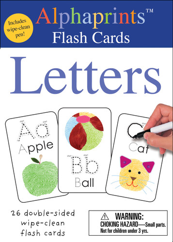 Alphaprints: Wipe Clean Flash Cards Letters (Alphaprints) book cover by Roger Priddy