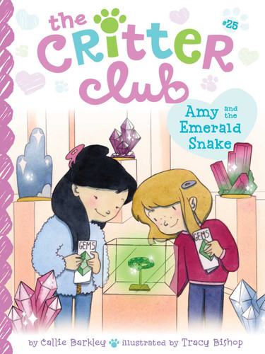Amy and the Emerald Snake (The Critter Club) book cover by Callie Barkley